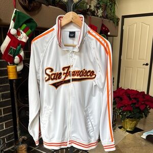 San Francisco Giants White and Orange Jacket